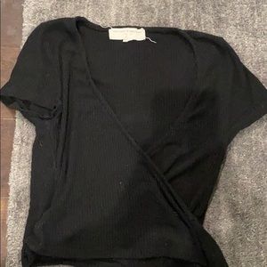 Black wrap top URBAN